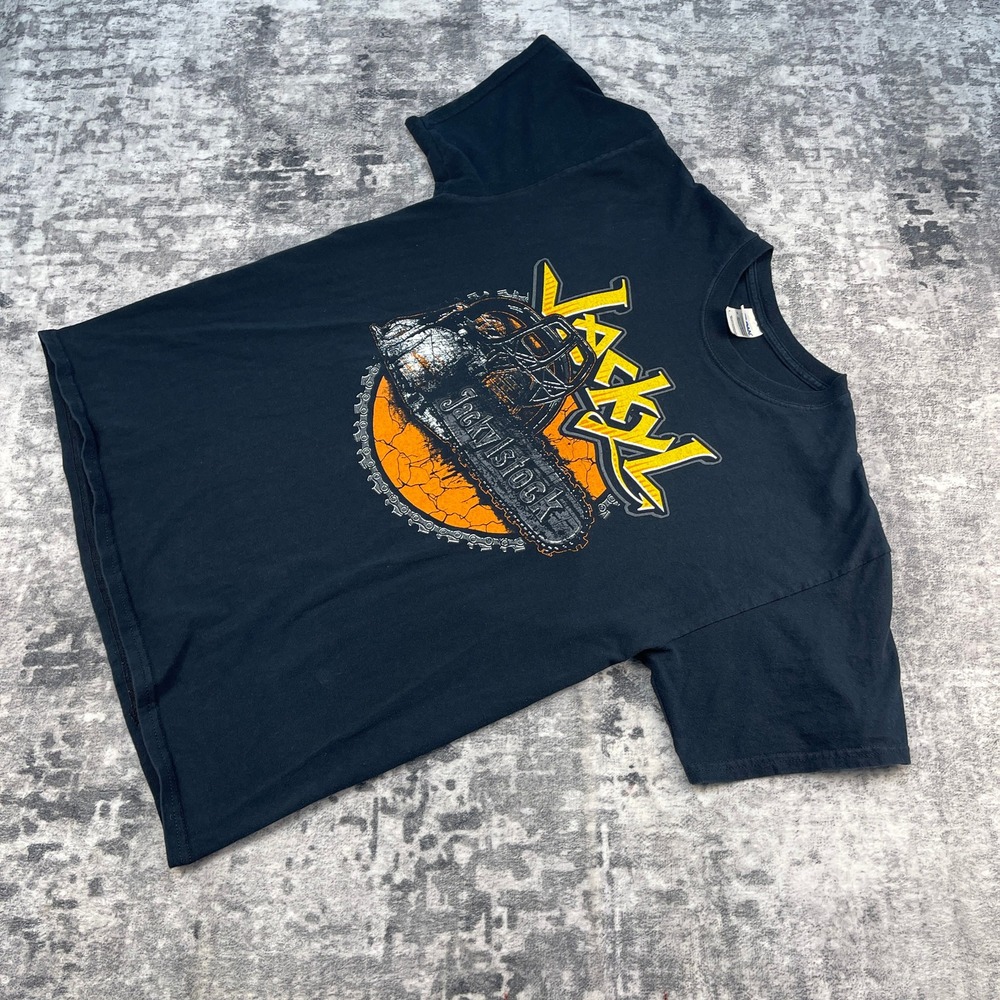 Jackyl Band Merch Shirt Men L Black Cotton Tour Graphic Jackyl Me Off Rockcore